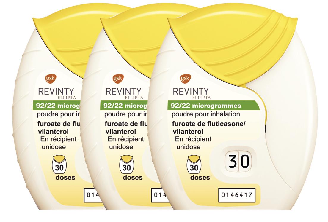 Photo de conditionnement <span class='vidalbox-gamme-product'>(REVINTY ELLIPTA 92 µg/22 µg pdre p inhal en récipient unidose)</span>