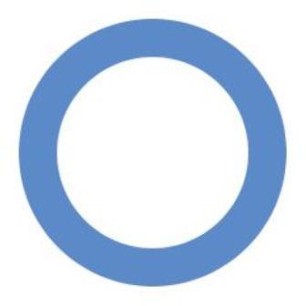 Le cercle universel bleu, symbole du diabète (© Fédération internationale du diabète, Wikimedia)