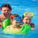 Baignade en famille
